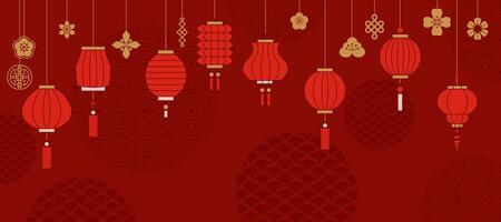 Chinese New Year 2024 , Year of the Dragon. for banner, header, poster. Geometric vector flat modern style