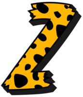 Gepard Alphabet Brief z png