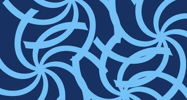 a blue abstract pattern with swirls vector