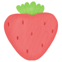 Strawberry lover cute png