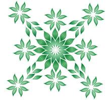 seamless floral leaf pattern illustration vector