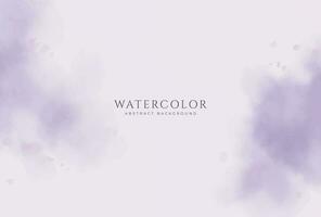 Abstract horizontal watercolor background. Neutral light colored empty space background illustration vector