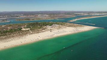 ilha de tavira, tavira ö, algarve, portugal video