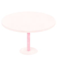 blanc rond table aquarelle agrafe art png