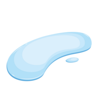 water drop shape design png