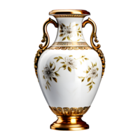 AI generated Antique Vase Isolated on Transparent Background png