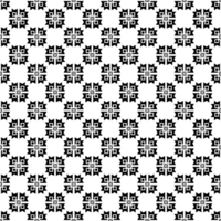 Black seamless abstract pattern. Overlay for background and backdrop. Ornamental design. PNG graphic illustration with transparent background.