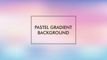 abstract gradient blur background with pastel color vector