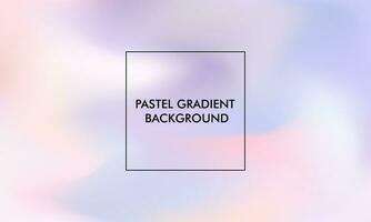 abstract gradient blur background with pastel color vector