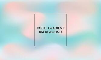 abstract gradient blur background with pastel color vector