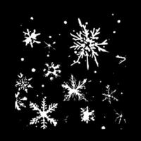 Snow falling Image vector