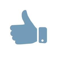 Vector thumb up symbol for your web site design