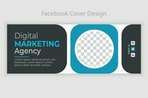 facebook cover design vector