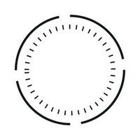 Vector loading circle on white background