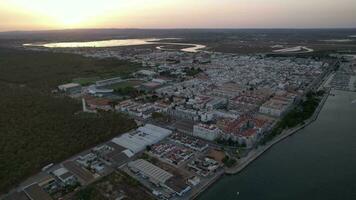 cidade do vila real de santo Antônio, Algarve, Portugal video