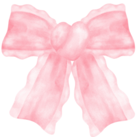 roze coquette lint boog esthetisch waterverf png