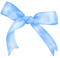 Blue Coquette bow watercolor png