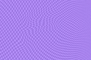 Purple retro psychedelic checkerboard pattern. Groovy funky textures. vector