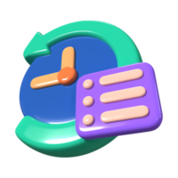 History 3D Illustration Icon png