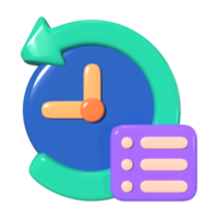 History 3D Illustration Icon png