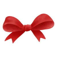 acuarela rojo arco Corbata clipart para romántico san valentin día decoración. png