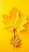 AI generated 4K colorful leaf AMOLED wallpaper photo