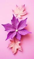 AI generated 4K colorful leaf AMOLED wallpaper photo