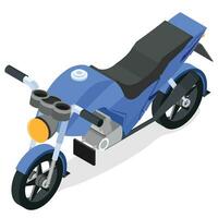 Isometric Motor Cycle vector