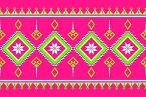Ethnic boho seamless pattern. Tribal pattern. Folk motif. Textile vector