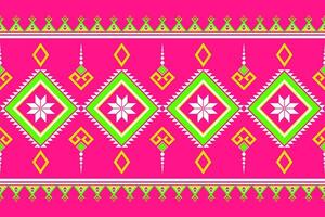 Ethnic boho seamless pattern. Tribal pattern. Folk motif. Textile vector