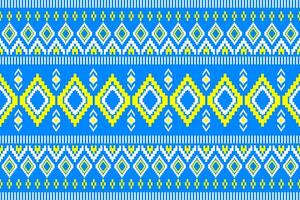 Geometric seamless ethnic pattern. Geometric ethnic pattern can be used in fabric design for clothes, decorative paper, wrapping, textile, embroidery, carpet, tribal pattern vector