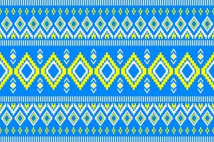 Geometric seamless ethnic pattern. Geometric ethnic pattern can be used in fabric design for clothes, decorative paper, wrapping, textile, embroidery, carpet, tribal pattern vector