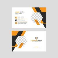 Stylish Creative Modern Business Card Design Free Vector