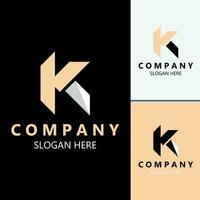 Letter KA, AK initial Logo, simple and Luxury monogram Icon Vector business identity design Template