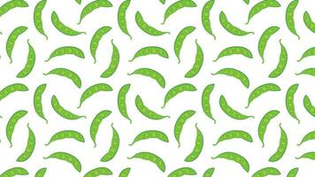 vector de guisantes verdes sobre fondo blanco. vector de icono de guisantes verdes. diseño de logo.