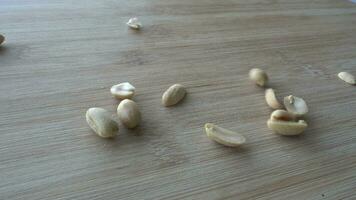 Pine nuts background video