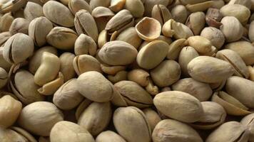 Pistachios fruit background video