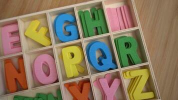 Colorful Alphabet Letters video