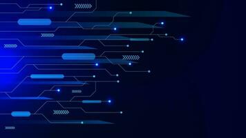 Futuristic circuit board for high computer technology. Digital networking and social communication concept background. Vector illustration.