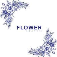 Free Vector Flower Background