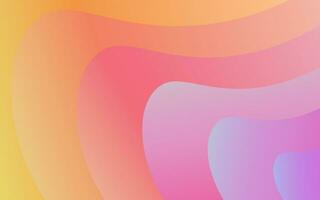 Abstract 3D wave shape gradient background vector