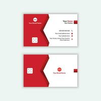 Minimal Corporate Business Card Design vector