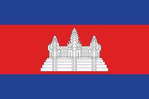 Flag of Cambodia.National flag of Cambodia vector