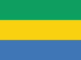 Flag of Gabon.National flag of Gabon vector