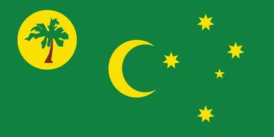 Flag of Cocos,Keeling Islands vector