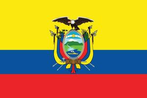 Flag of Ecuador.National flag of Ecuador vector