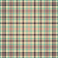 Tartan plaid pattern with texture and summer color. vector