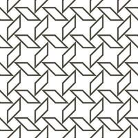 Seamless abstract geometric pattern in a modern style vector