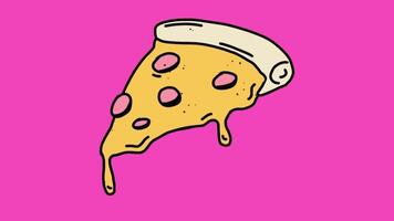 divertente animato Pizza video