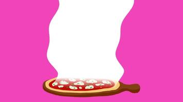 grappig geanimeerd pizza video